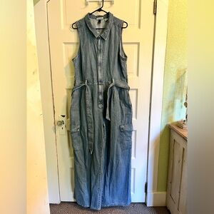 Universal Thread Blue Denim Jumpsuit